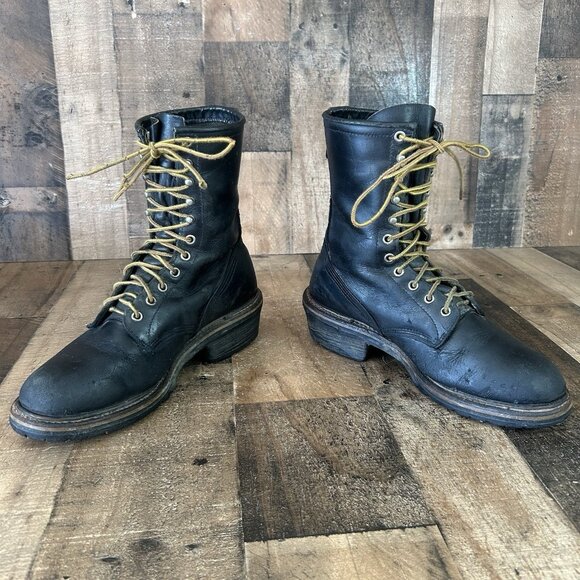Red Wing 699 Wildland Firefighter Soft Toe Lace Up Logger Work Boots Mens 9.5 E - Picture 12 of 12